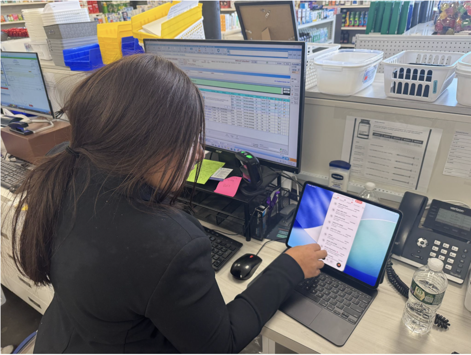 Pharmacist using YouSquared
